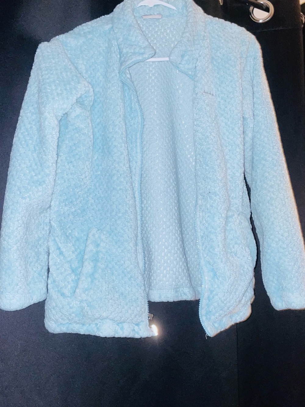 Columbia Light Blue Plush Women's Jacket